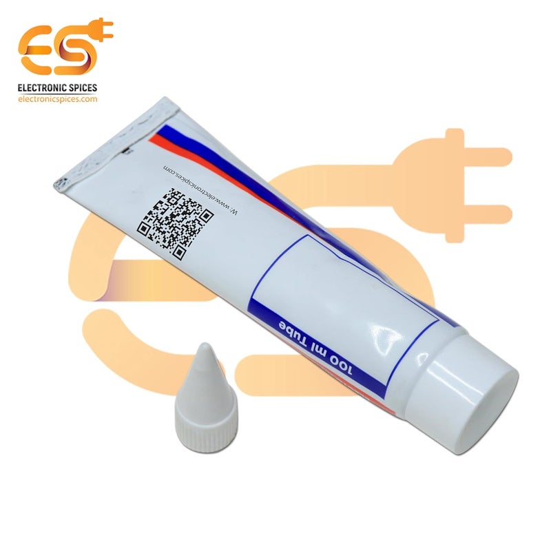 Electronicspices 100ML White thermal paste for heat sink compound Silicone base tube - Image 4