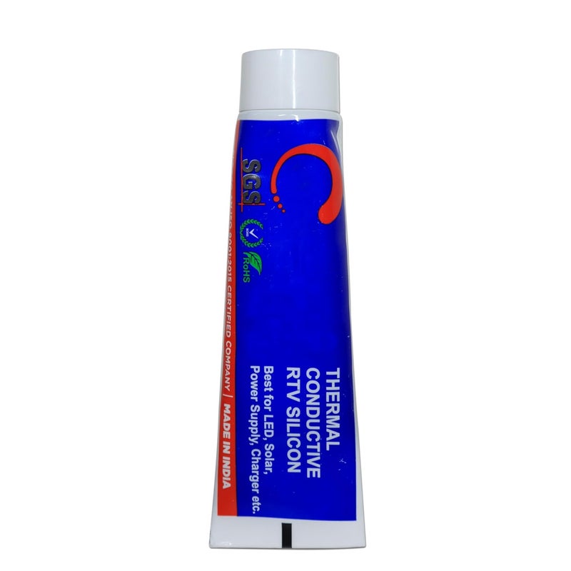 Electronicspices 100ML White thermal paste for heat sink compound Silicone base tube - Image 1