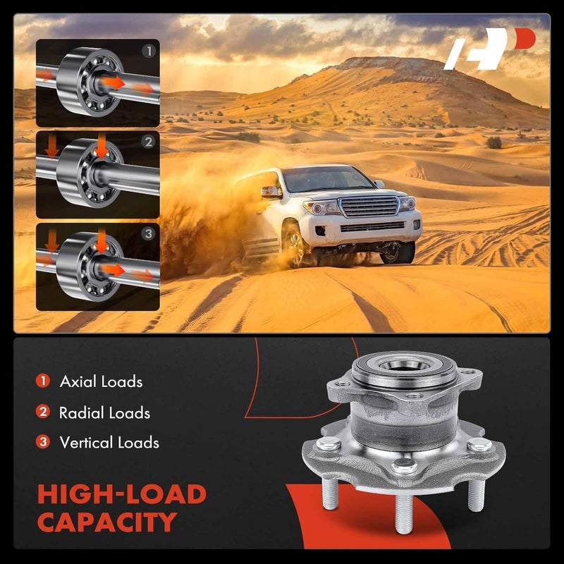 A-Premium Rear Wheel Bearing and Hub Assembly - Image 5