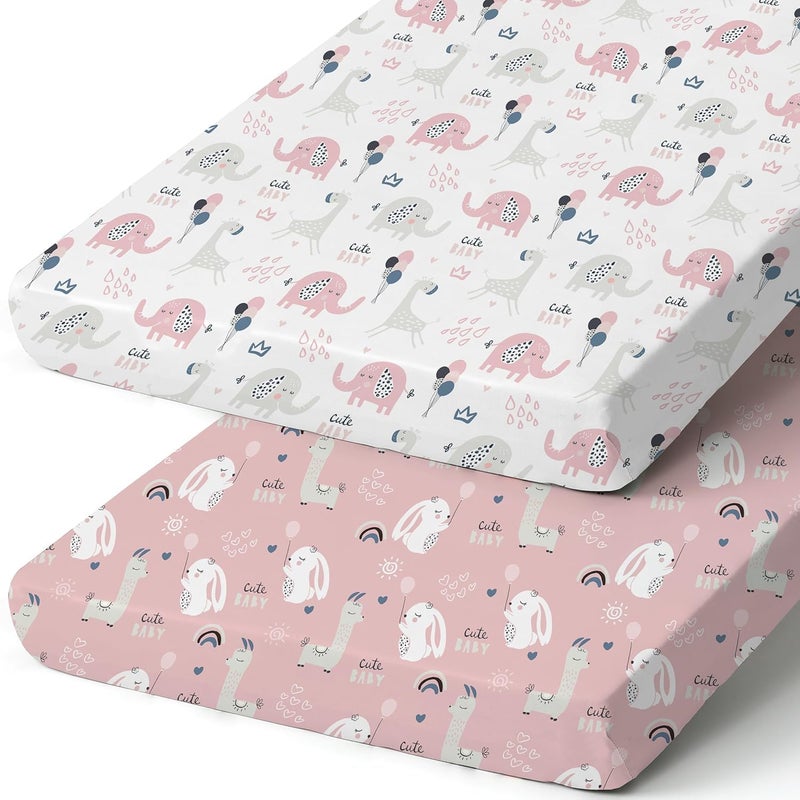 Moro Moro 3 Pure Cotton Baby Bed Sheet Multicolor and Graphics Fit Girl