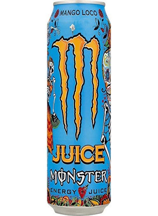 Monster Energy Mango Loco 500ml Can, (Pack of 8 Cans X 500ml each) - Image 2