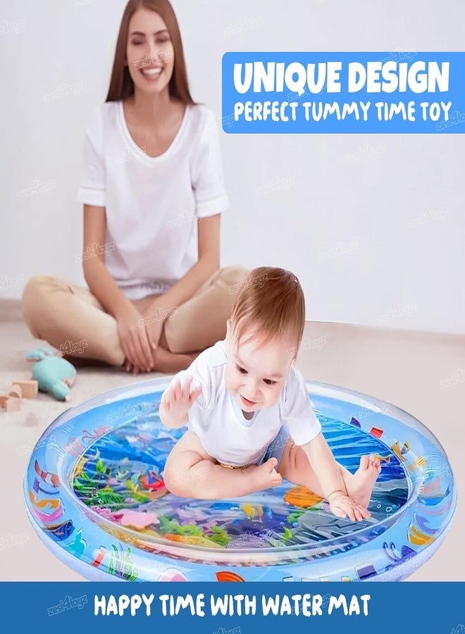 ELBEXY Tummy Time Water Mat for Babies | Sensory Play Gym for 6-12 Months | Newborn Baby Essentials | Water-Filled Activity Mat | Baby Gifts, Multicolor - Image 4