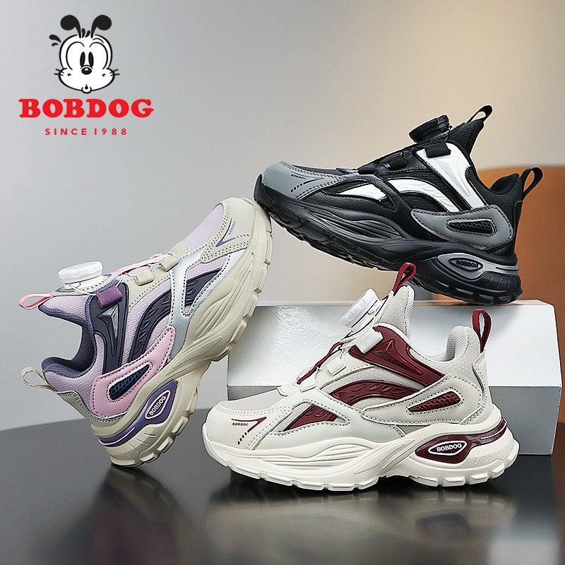 Babu Bean Girls' Shoes Children'S Leather Waterproof Torre Shoes Big Boys Sports Trendy Shoes - Image 2