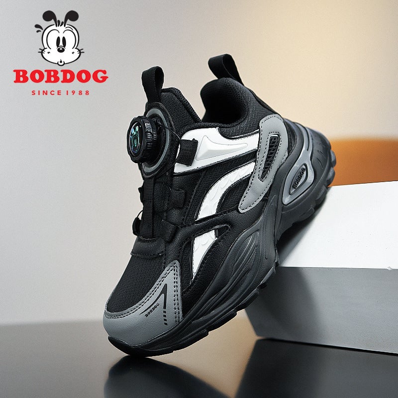 Babu Bean Girls' Shoes Children'S Leather Waterproof Torre Shoes Big Boys Sports Trendy Shoes - Image 3