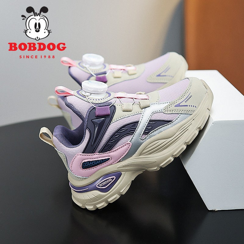 Babu Bean Girls' Shoes Children'S Leather Waterproof Torre Shoes Big Boys Sports Trendy Shoes - Image 4
