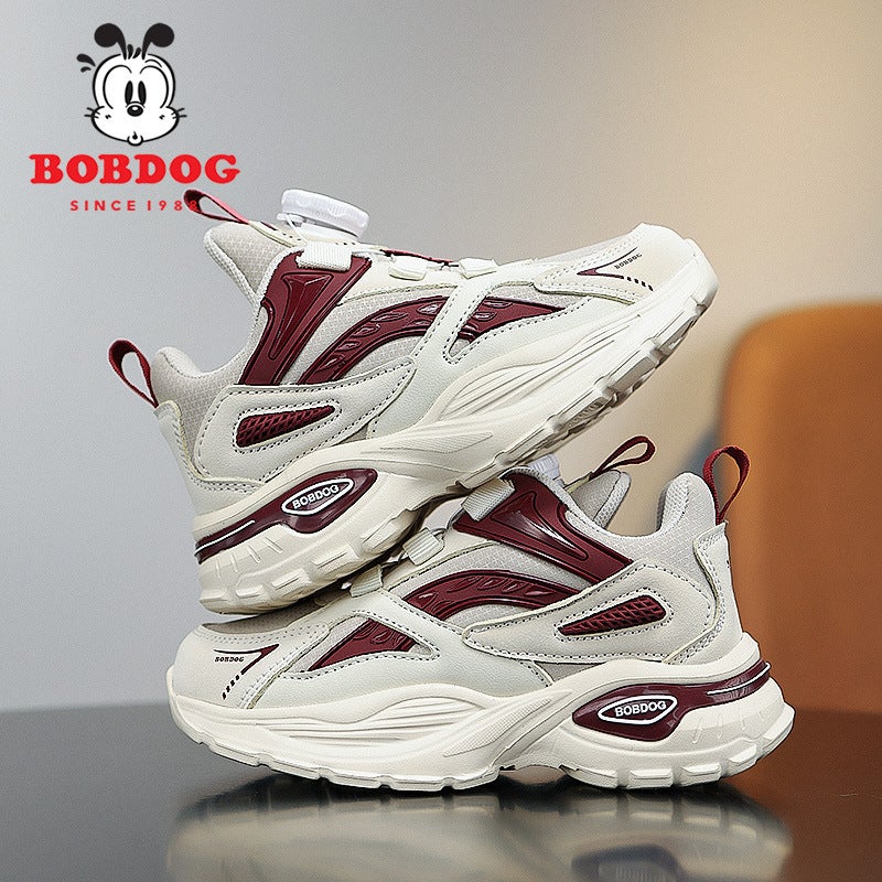 Babu Bean Girls' Shoes Children'S Leather Waterproof Torre Shoes Big Boys Sports Trendy Shoes - Image 5