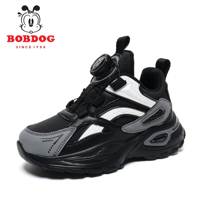 Babu Bean Girls' Shoes Children'S Leather Waterproof Torre Shoes Big Boys Sports Trendy Shoes - Image 1