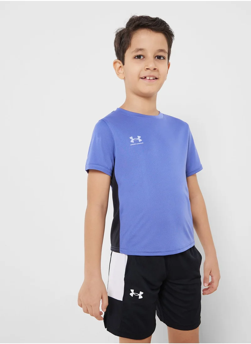 UNDER ARMOUR Boys' Challenger Training Short Sleeve T-Shirt