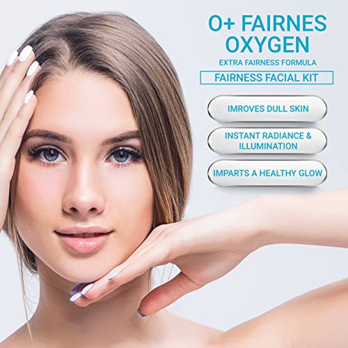 Herbal Tree Herbaltree O+ Fairness Oxygen Facial Kit for Glowing Skin, Hydrated & Reduce acne prone Skin | Instant Radiance with Fairer Complexion | Extra Fairness Formula for Women & Men (525 gm + 5 ml) - Image 2