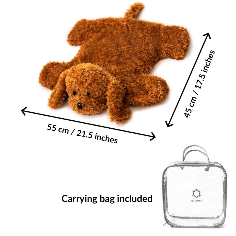 ODOXIA Weighted Lap Pad for Kids | Calming & Comforting | Lap Animal | Dog Buddy | Sensory Weight Animals | Weighted Blanket for Sensory Disorder | Carrying Bag Included | 5 Lbs - Image 5