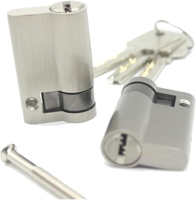 45mm European Double Lock Cylinder Invisible Fireproof Security Door Lock Core - Image 5