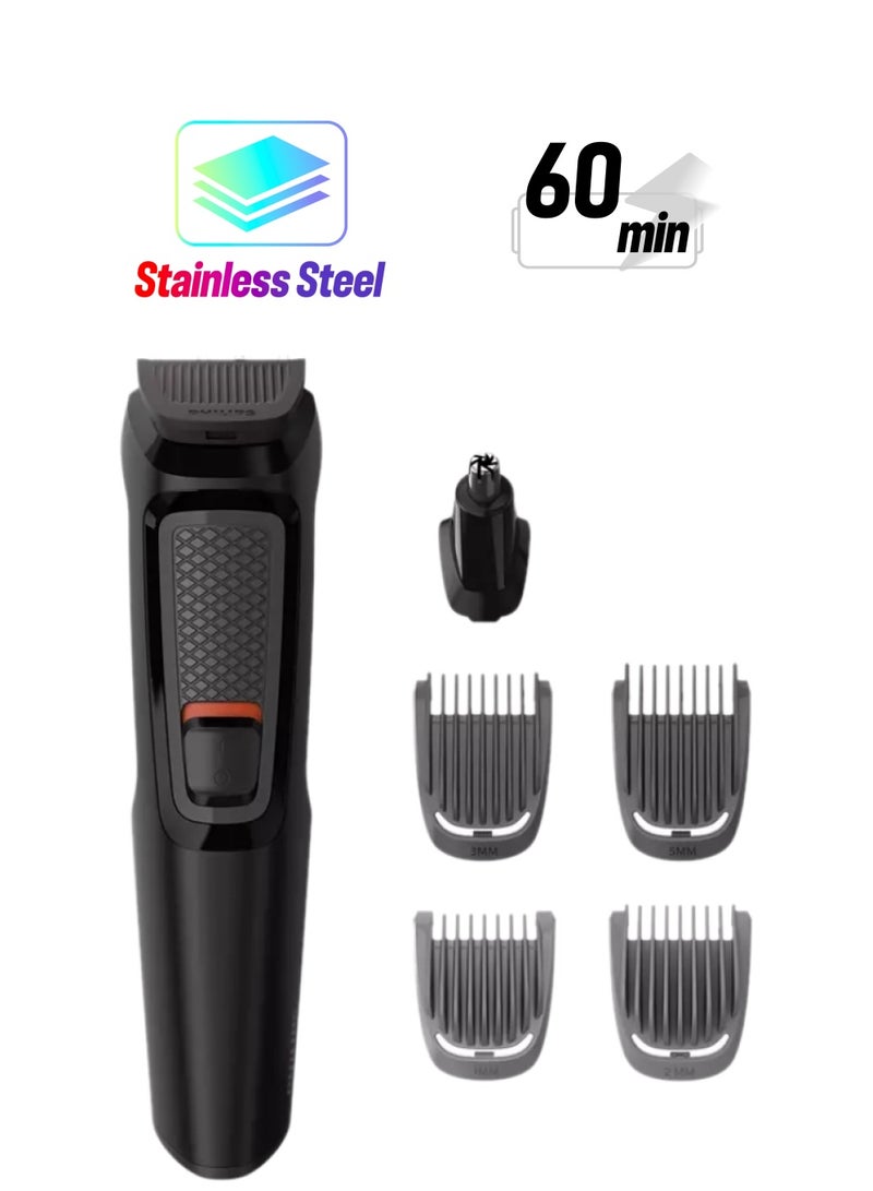 Philips 6-In-1 Multigroom Series 3000 MG3710/33 Black 23.4 x 16.5 x 5.6cm - Image 1