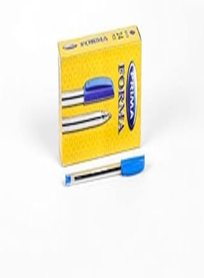 Prima Forma Ballpoint Pen, Fine, Blue - Box Of 24