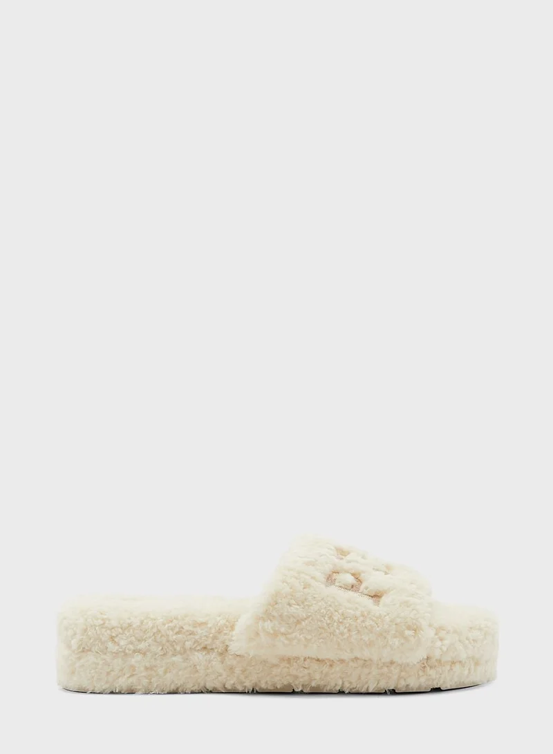 POLO RALPH LAUREN Robin Platform Bedroom Slippers