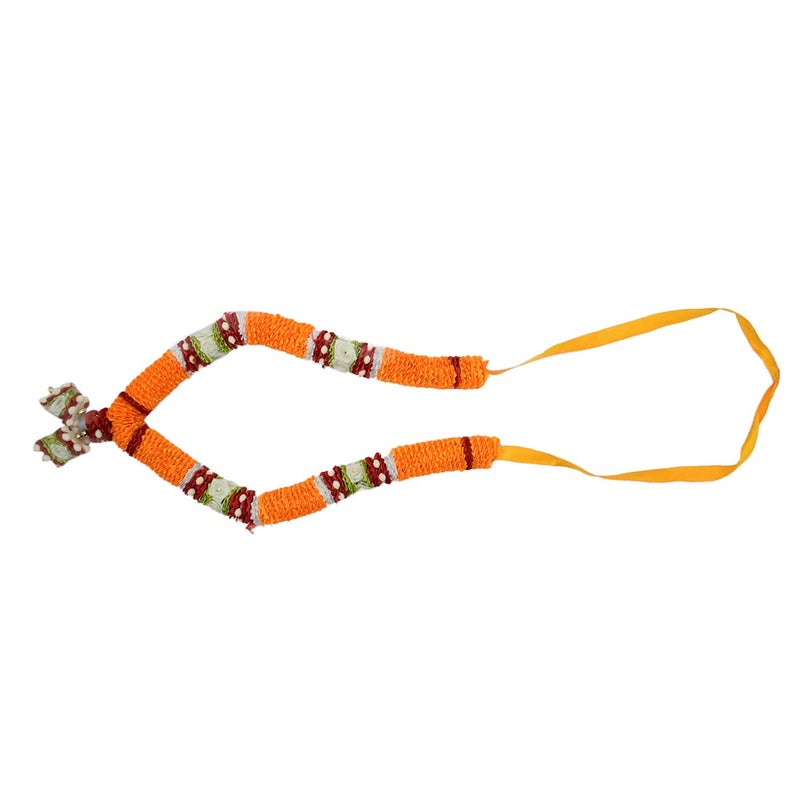 Puja N Pujari Puja N Pujari Artificial Rose Garland Mala for God Photo Frames and Idols  - Image 4
