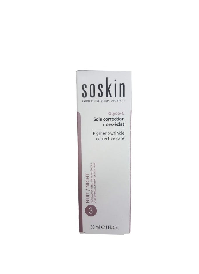 سوسكين Soskin A+ Glyco-C العناية التصحيحية للتجاعيد والصبغات 30 مل 