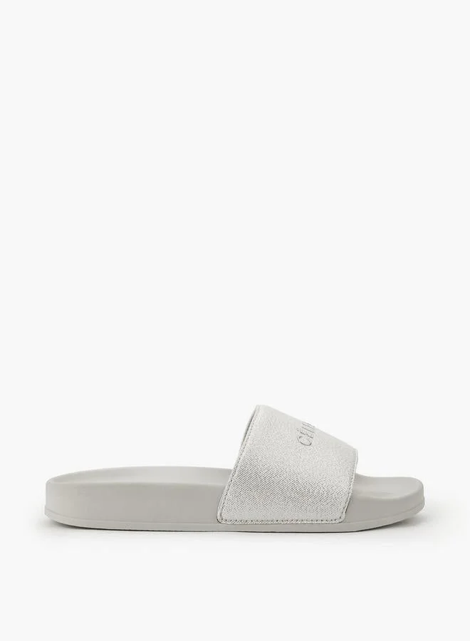 Celeste Women Glitter Detail Slides