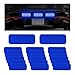 Yourkar 20 PCS Powerful Reflective Decal PET Night Visibility Stickers Waterproof Warning Stickers Fit for Most Vehicles Car Accessories Blue - Image 2