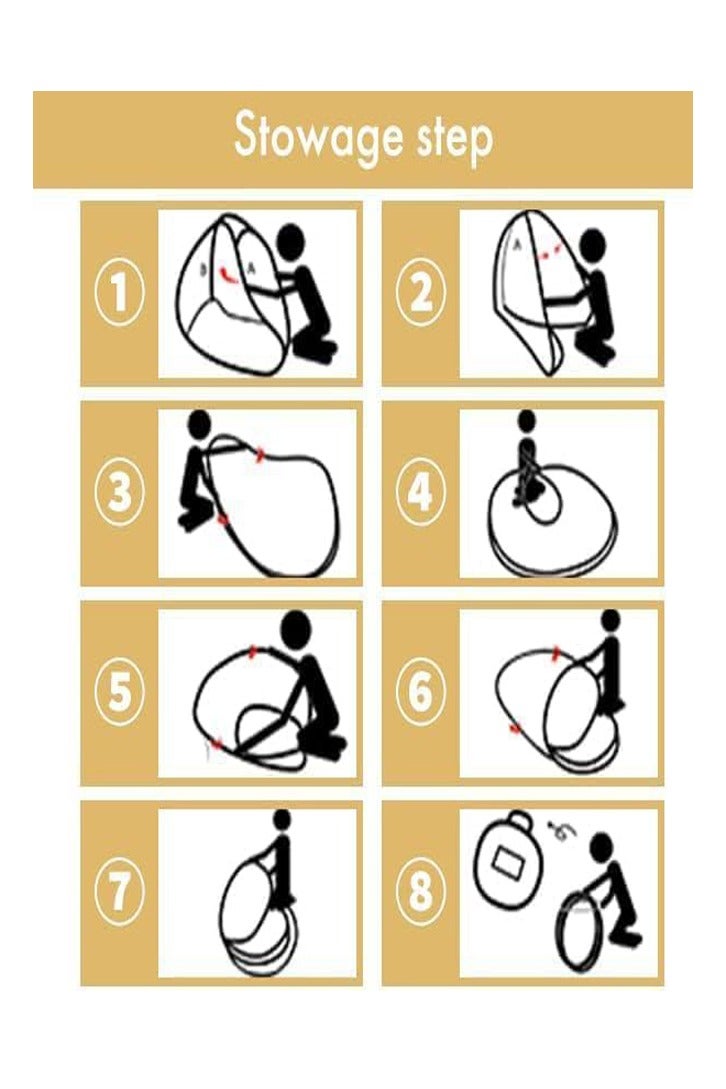 GUDOO Pop-Up Mosquito Net for Beds, Portable Folding Mosquito Netting,Travel Insect Repeller Tents with Base, Free Installation Bed Tent, Crib Yurt Canopy Nets for Baby Adult Bedroom Camping 200*180*155cm - Image 5