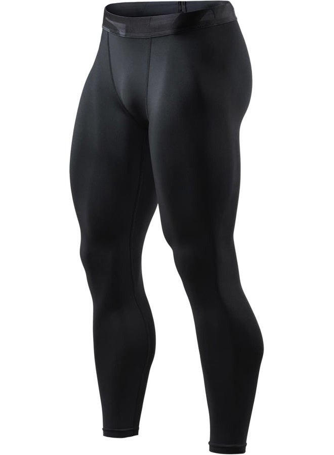 TSLA Men's Compression Pants - Cool Dry Athletic Sports Workout Running Tights Leggings Baselayer - Image 1