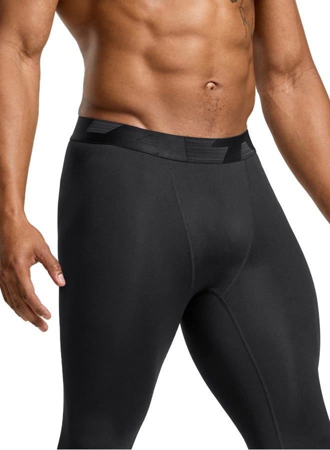 TSLA Men's Compression Pants - Cool Dry Athletic Sports Workout Running Tights Leggings Baselayer - Image 4