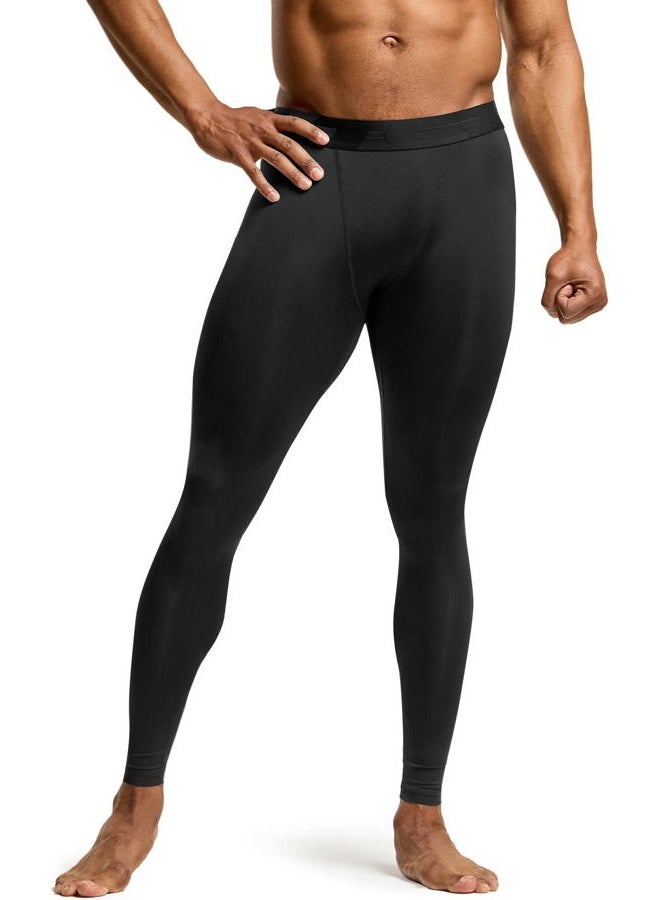 TSLA Men's Compression Pants - Cool Dry Athletic Sports Workout Running Tights Leggings Baselayer - Image 2