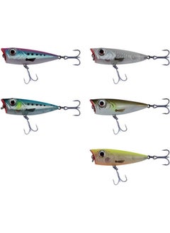 3D Minnow Pop Walker 43 3g Fake Fish 03-White Flash