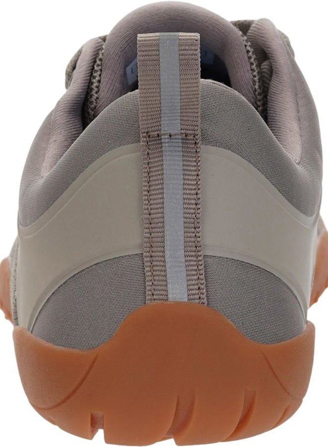 WHITIN Men's Wide Width Trail Running Shoes Barefoot Minimalist Sneaker Zero Drop Cross Country Training Hiking Outdoor Fitness Weightlifting Taupe Gum 42 - Image 2