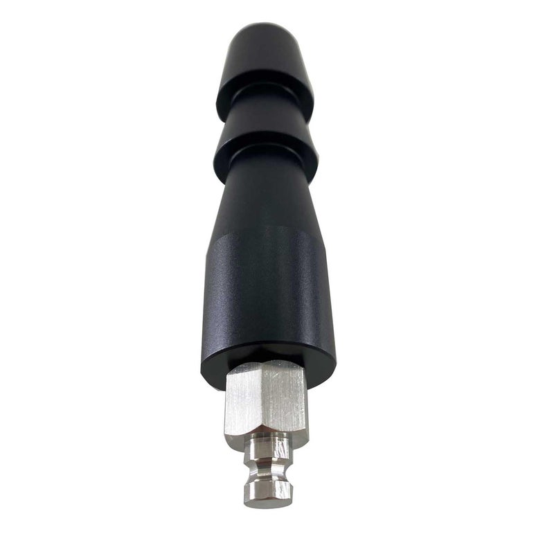 EBIEFLY 1x Vac U Lock Adapter Fit for 6-Sided Joint Mechines Connector Quick Lock Connector Device Reciprocating Air Machine Attachments Accessories Silver (Black) - Image 2