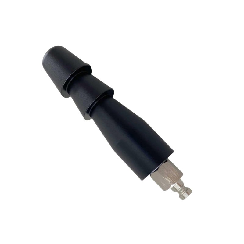 EBIEFLY 1x Vac U Lock Adapter Fit for 6-Sided Joint Mechines Connector Quick Lock Connector Device Reciprocating Air Machine Attachments Accessories Silver (Black) - Image 1
