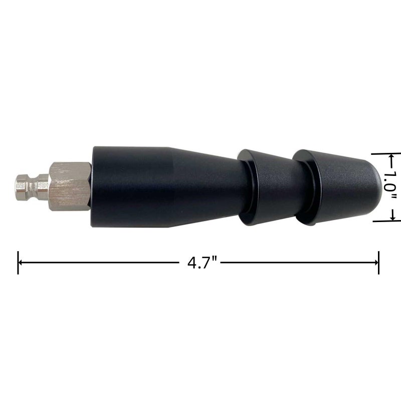 EBIEFLY 1x Vac U Lock Adapter Fit for 6-Sided Joint Mechines Connector Quick Lock Connector Device Reciprocating Air Machine Attachments Accessories Silver (Black) - Image 3