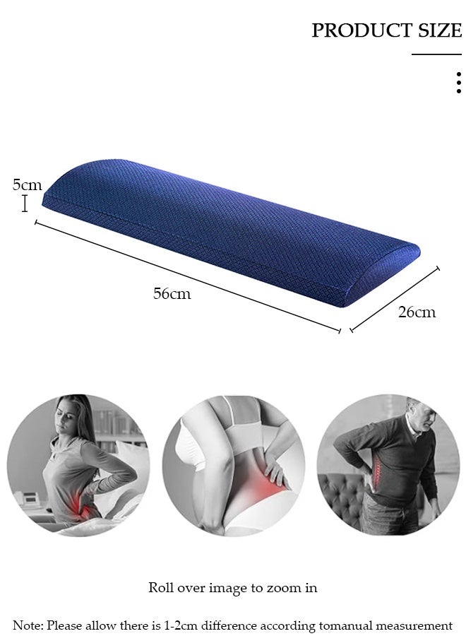 DUNISO وسادة دعم قطني للنوم وسادة خصر خلفية من الإسفنج الذكي لتخفيف آلام أسفل الظهر، وسادة دعم الظهر للنوم، السرير والكرسي - Image 4