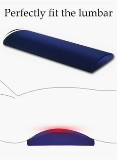 DUNISO Lumbar Support Pillow for Sleeping Memory Foam Back Waist Cushion for Low Back Pain Relief, Back Support Pillow Sleeping, Bed and Chair  - Image 2