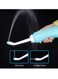 Generic Portable Travel Bidet 500ml/17oz Portable Bidet for Toilet Handheld Postpartum Perineal Cleansing Childbirth Cleaner - for Outdoor, Camping, Travling, Personal Hygiene for Women (Blue)  - Image 2