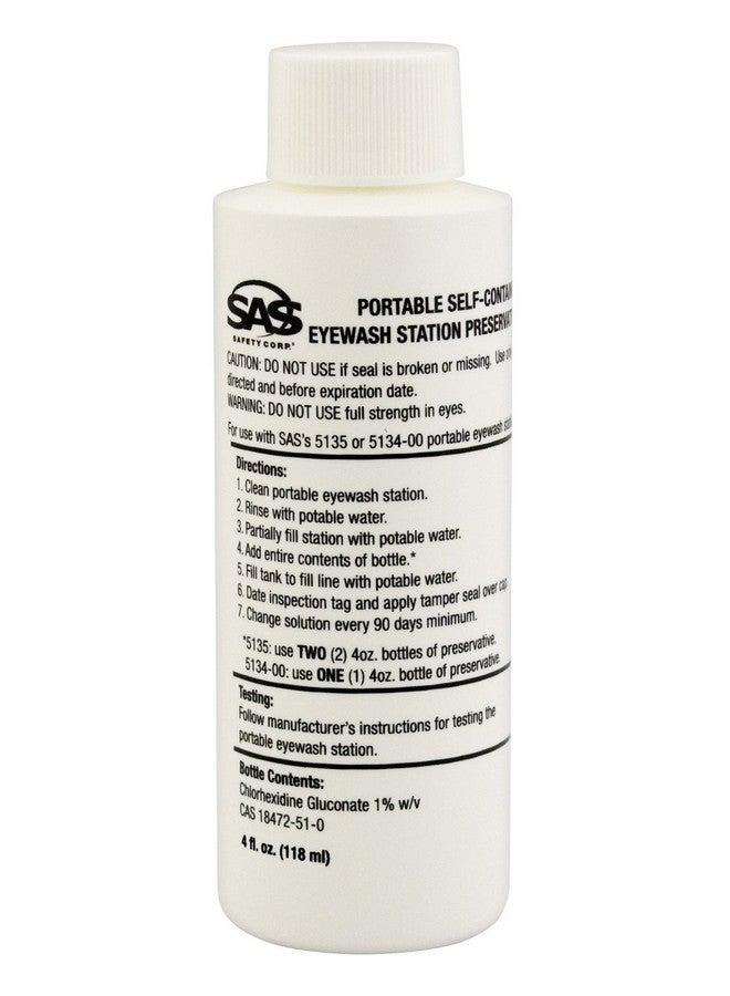 SAS Safety 5136-01 4 oz. Preservative for Eyewash Station