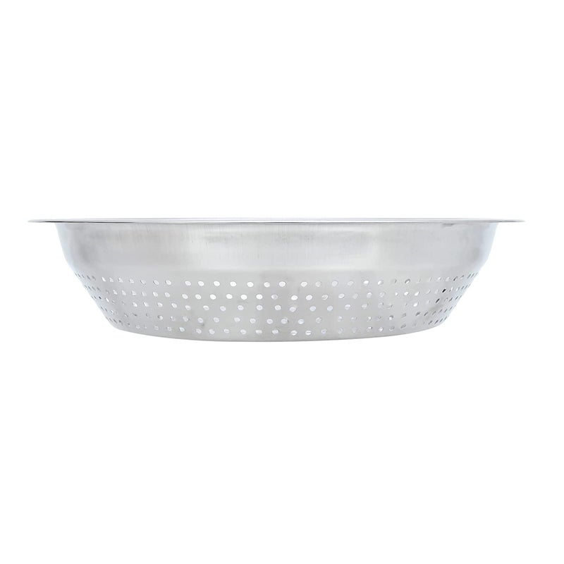 RBY Stainless Steel Rice Strainer Sieve Chalni Chalna For Wheat Rice Etc 14 In 24 x 24 x 65 Centimeters Silver - Image 3