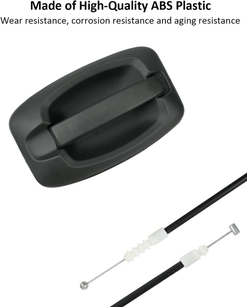 YIGUCS Sliding Door Handle with Cable for Ram ProMaster 1500 2500 3500 - Right Passenger Side Replacement - Image 3