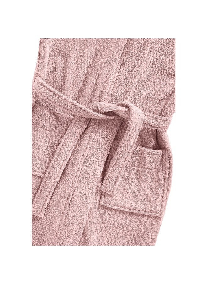 BYFT Daffodil (Baby Pink) Premium 6 Year Kids Hooded Bathrobe (108x104 Cm) Terry Cotton, Highly Absorbent and Quick dry, Hotel and Spa Quality Bathrobe for Boy and Girl-400 Gsm  - Image 3