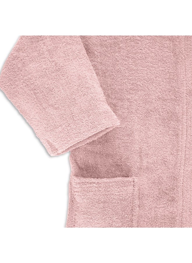 BYFT Daffodil (Baby Pink) Premium 6 Year Kids Hooded Bathrobe (108x104 Cm) Terry Cotton, Highly Absorbent and Quick dry, Hotel and Spa Quality Bathrobe for Boy and Girl-400 Gsm  - Image 4