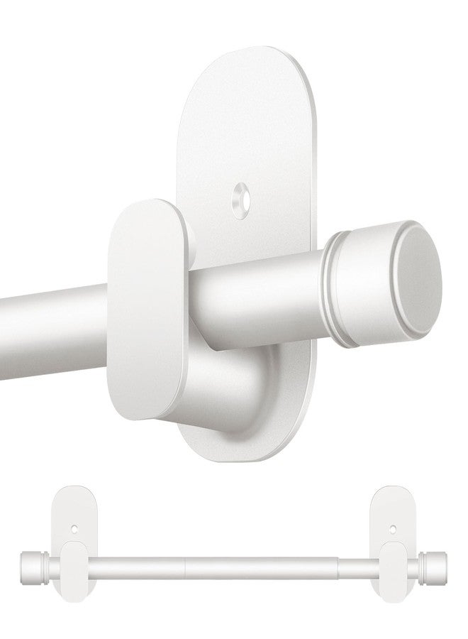 HOTOZON Curtain Rods No Drilling 32 to 43 Inch, HOTOZON 5/8 Inches No Drill Curtain Rods for Windows 20 to 39 Inches(1.7-3.2 ft), Renter Friendly Adjustable Small Drapery Rod for Lightweight Curtains, White - Image 1