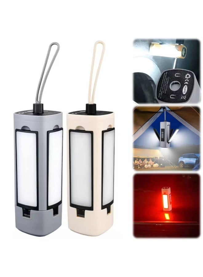 NEXORA SR LED Camping Lantern with Folding Rechargeable Flashlight 3 Light Modes Hanging Waterproof Portable Fast Charging Ambient for Hiking Emergency Tents Camping - Image 5