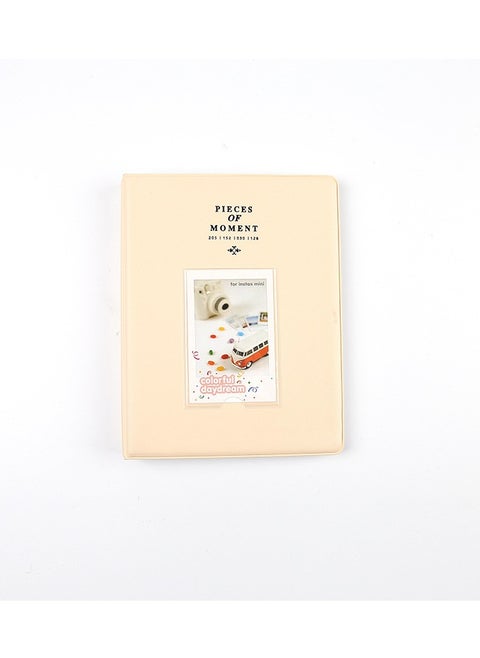 128 Card Slots Are Suitable For Fujifilm Mini Album Instax Mini Series: Such As Instax Mini 7s, 8, 25, 50s, 70, 90, Etc., Instax Square Series: Such As Instax Square Sq10, Sq20, Etc., Instax Wide Series: Such As Instax Wide 300, Wide 210 And Other Polaroid Instant Camera Flamingo Lvory White