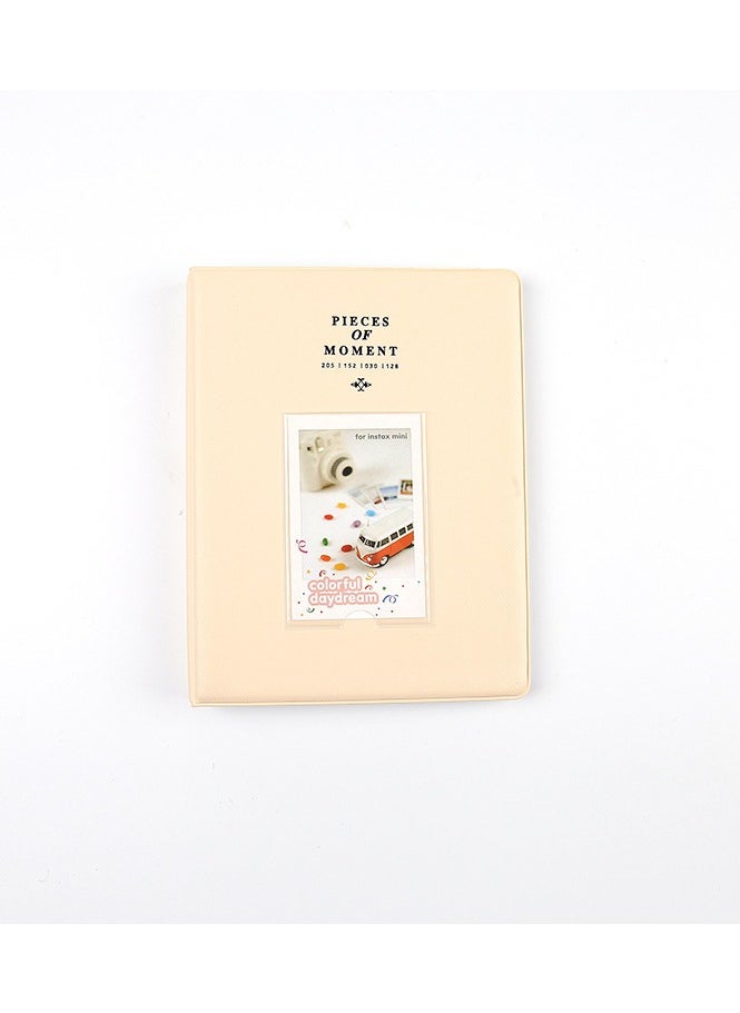 أوزون - 128 فتحة بطاقة مناسبة لسلسلة Fujifilm Mini Album Instax Mini: مثل Instax Mini 7s ، 8 ، 25 ، 50s ، 70 ، 90 ، إلخ ، سلسلة Instax Square: مثل Instax Square Sq10 ، Sq20 ، إلخ ، سلسلة Instax Wide: مثل Instax Wide 300 و Wide 210 وغيرها من فلامنغو الكاميرا الفورية بولارويد - Image 1