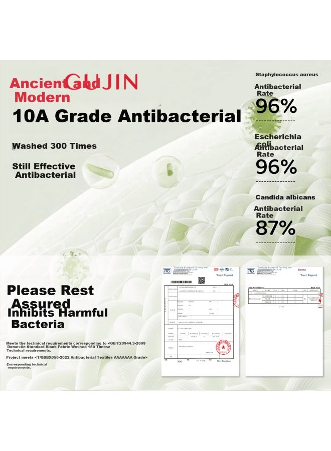 Gujin 10a Antibacterial Women's Seamless Mid-high Waist 100% Cotton Extended Crotch Tummy Control Boxer Shorts - Image 4