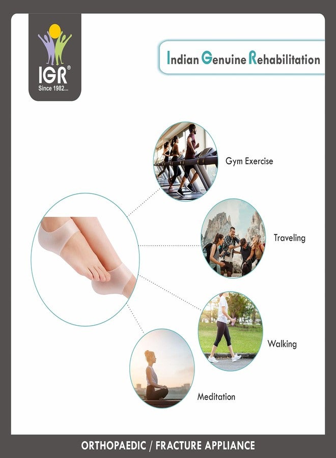 IGR شريط كعب IGR - ألم الكعب للرجال والنساء - جوارب قابلة للارتداء - زوج واحد (مقاس M (7-8)) - Image 4