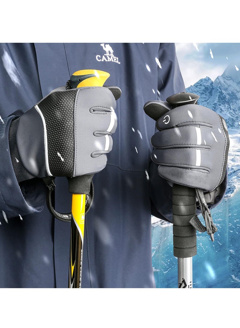KASTWAVE - Winter Gloves - Waterproof, Thermal, Touchscreen Friendly for Outdoor Sports, Running, Biking, and Driving - Unisex Design for Men and Women - Image 1