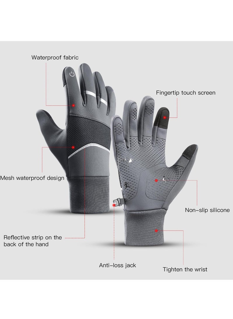 KASTWAVE - Winter Gloves - Waterproof, Thermal, Touchscreen Friendly for Outdoor Sports, Running, Biking, and Driving - Unisex Design for Men and Women - Image 1
