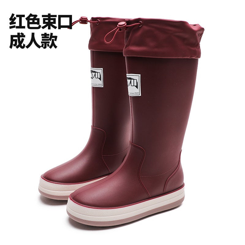 Children'S Rain Boots, Boys' Outdoor Family Shoes, Waterproof, Non-Slip, Lightweight Rubber Shoes, Large Size High Water Shoes, Soft Bottom Rain Boots For Women - Image 1