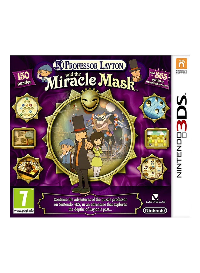 Nintendo Professor Layton And The Miracle Mask  (Intl Version) - Adventure - nintendo_3ds - Image 1