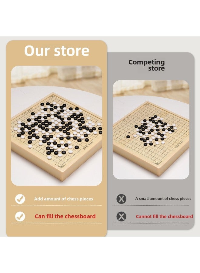 Loquat Zhaohang Version Of The Country Three Educational Toys Function Plate Chinese Children's Multi-functional Flying Checkers Chessboard All-in-one Chess-Colour:30*30cm 【six-in-one】 Backgammon + Flying - Image 4